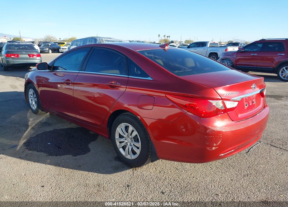2013 HYUNDAI SONATA GLS VIN: 5NPEB4AC2DH524551