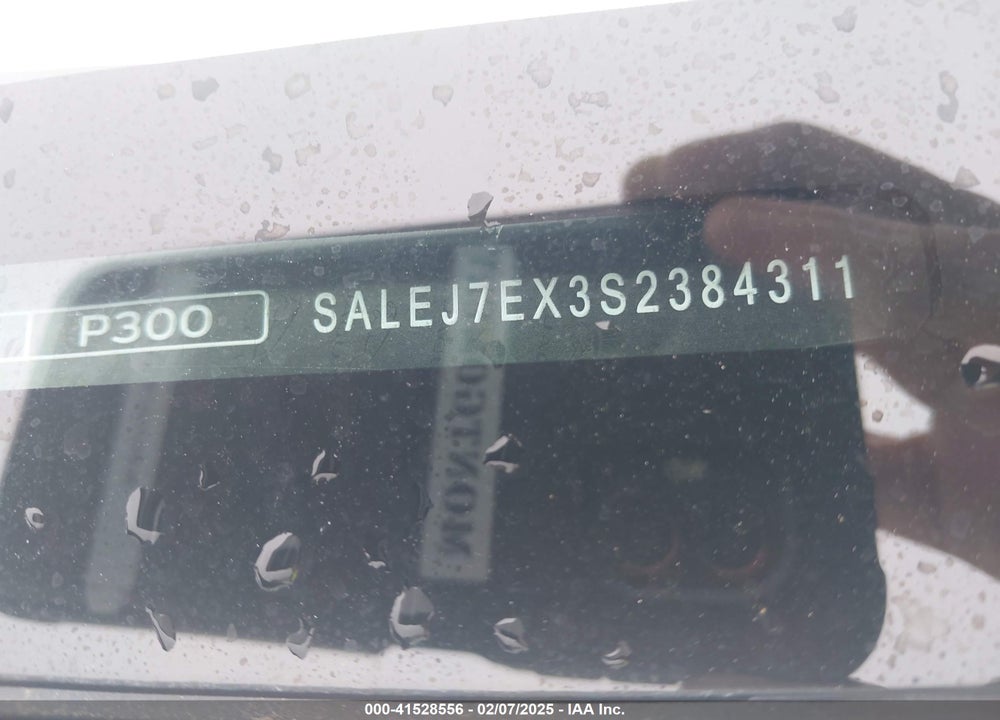 2025 LAND ROVER DEFENDER 110 P300 VIN: SALEJ7EX3S2384311