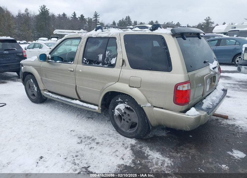 2002 INFINITI QX4 LUXURY VIN: JNRDR09Y02W256431