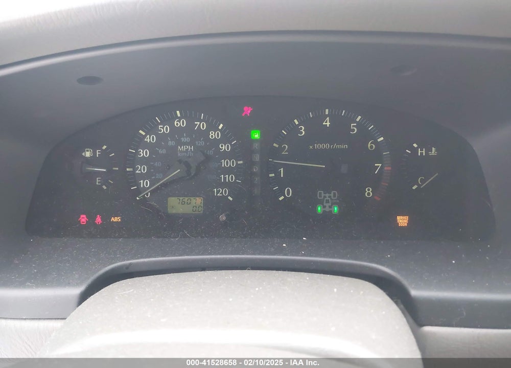 2002 INFINITI QX4 LUXURY VIN: JNRDR09Y02W256431