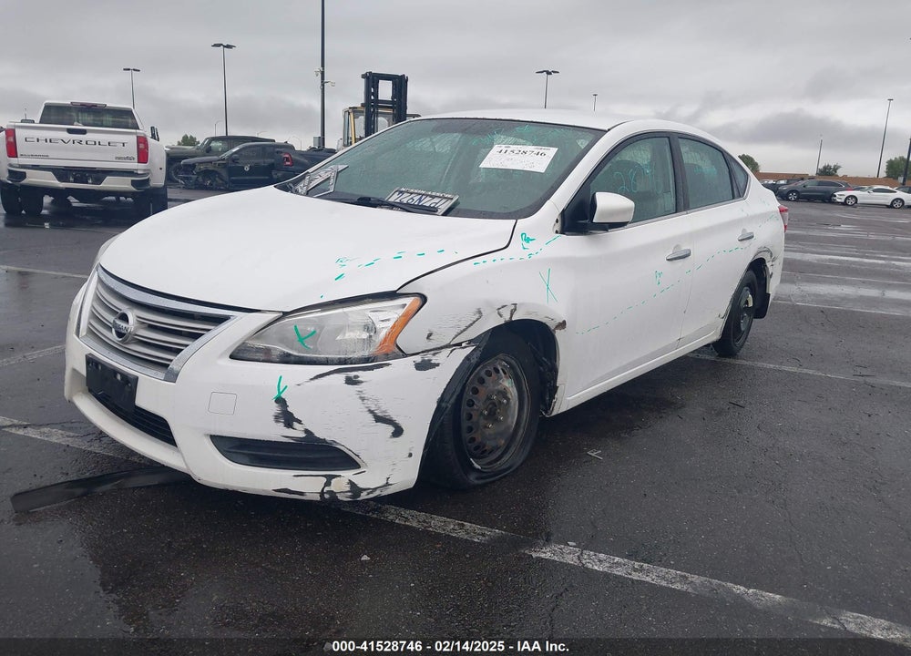 2015 NISSAN SENTRA S VIN: 3N1AB7AP5FY371434