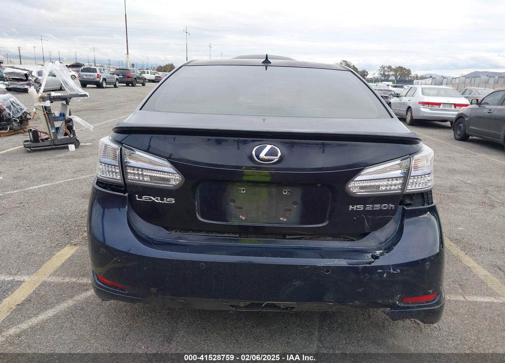 2010 LEXUS HS 250H VIN: JTHBB1BA9A2012103