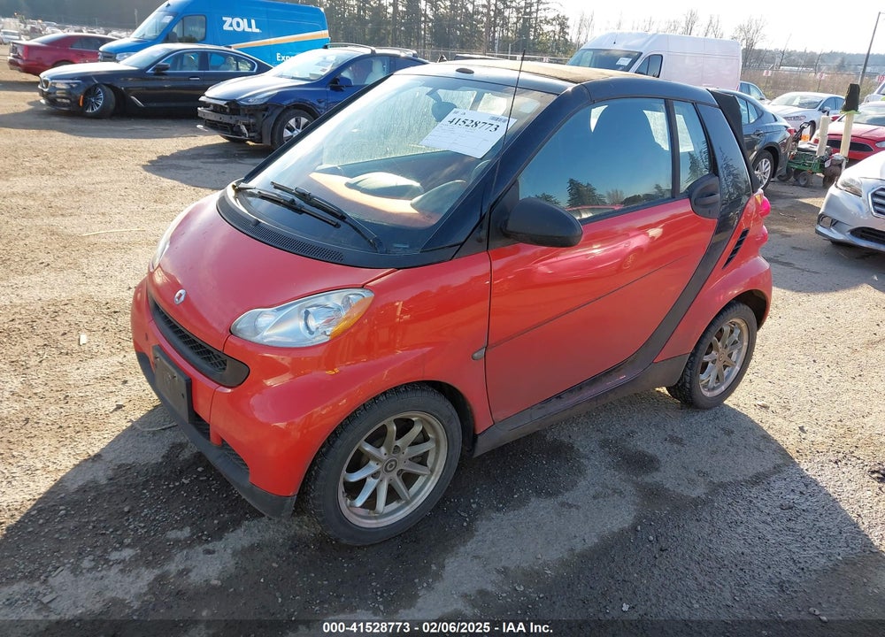 2008 SMART FORTWO PASSION VIN: WMEEK31XX8K088246