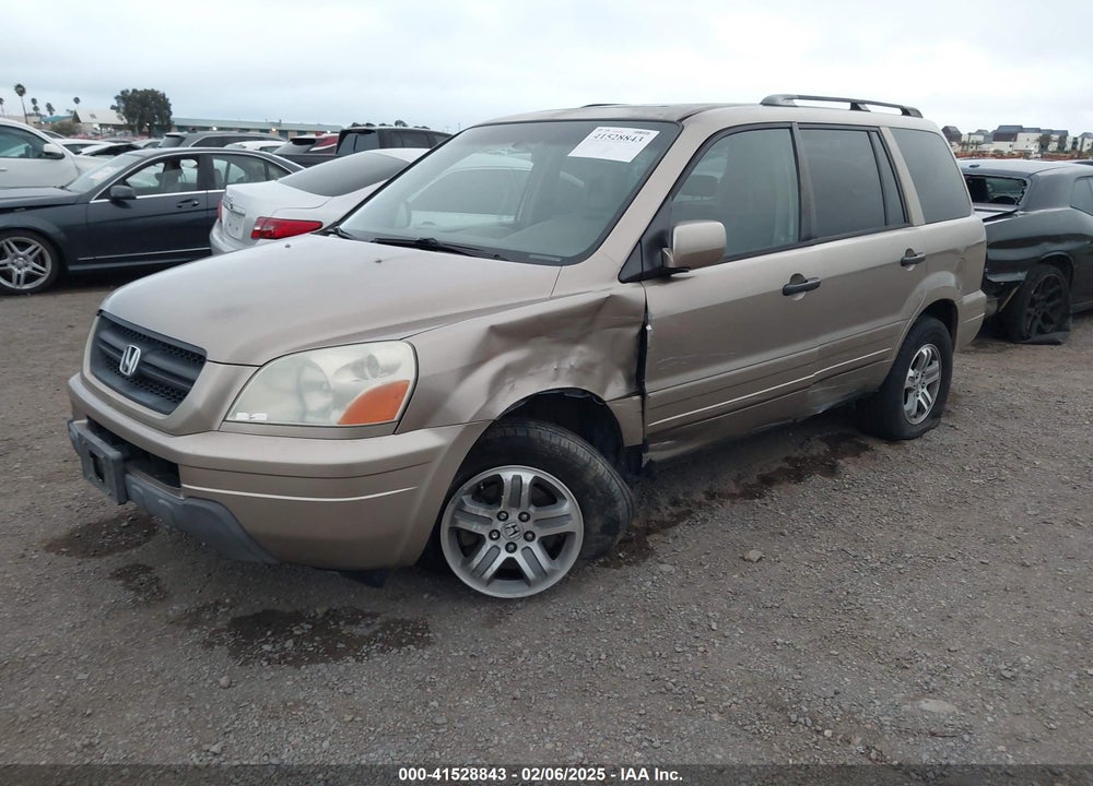 2005 HONDA PILOT EX-L VIN: 2HKYF185X5H514715