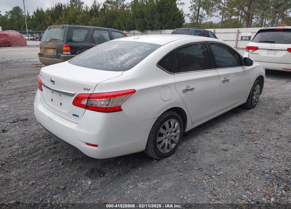 2014 NISSAN SENTRA SV VIN: 3N1AB7AP0EY262989