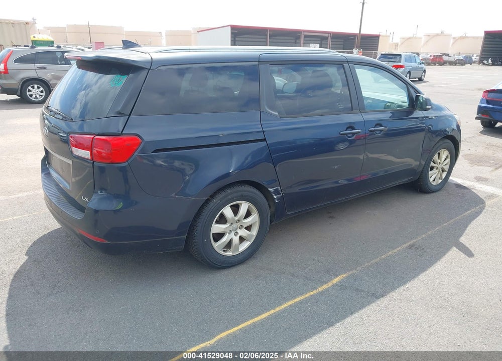 2016 KIA SEDONA LX VIN: KNDMB5C18G6128037
