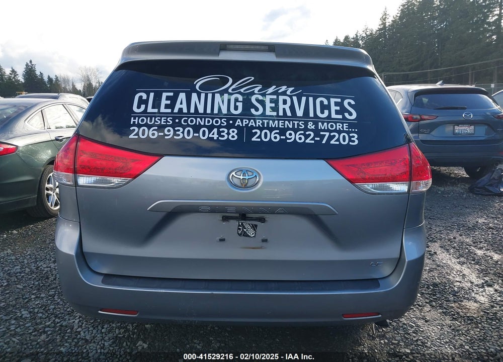 2012 TOYOTA SIENNA VIN: 5TDKA3DC6CS015762