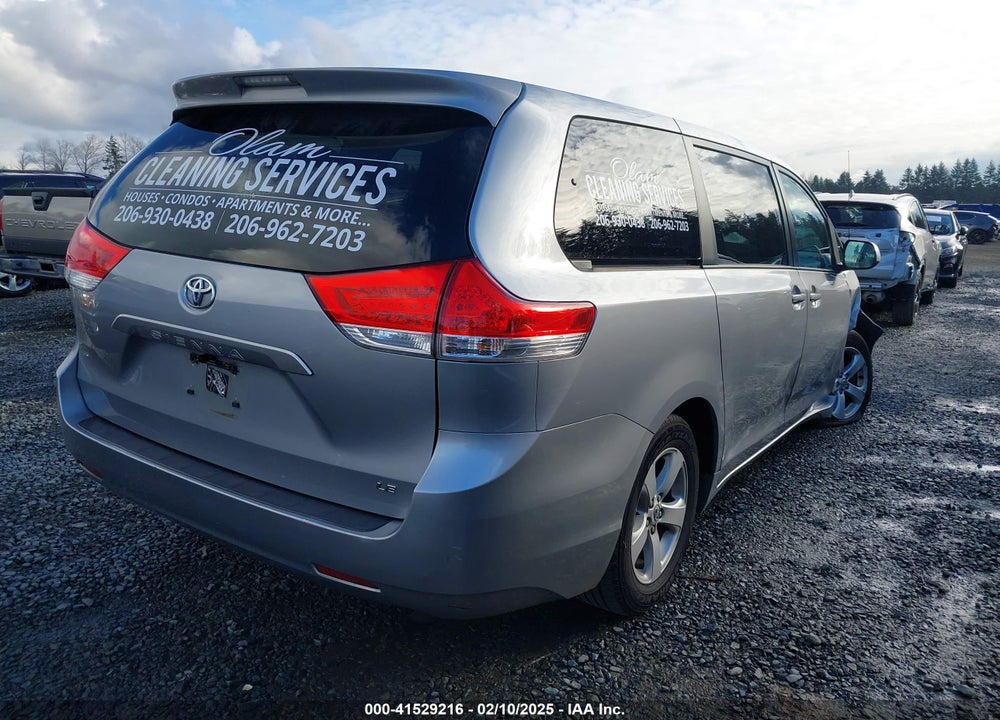 2012 TOYOTA SIENNA VIN: 5TDKA3DC6CS015762