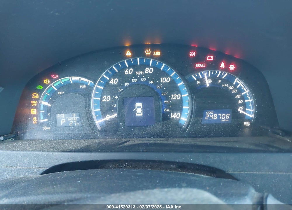 2012 TOYOTA CAMRY HYBRID VIN: 4T1BD1FK0CU048473