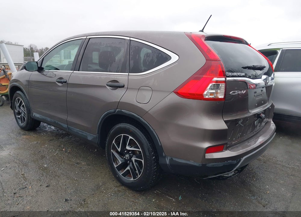 2016 HONDA CR-V SE VIN: 2HKRM4H43GH652733