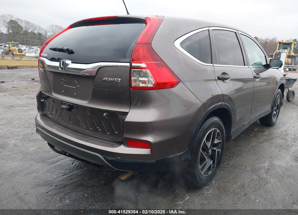 2016 HONDA CR-V SE VIN: 2HKRM4H43GH652733