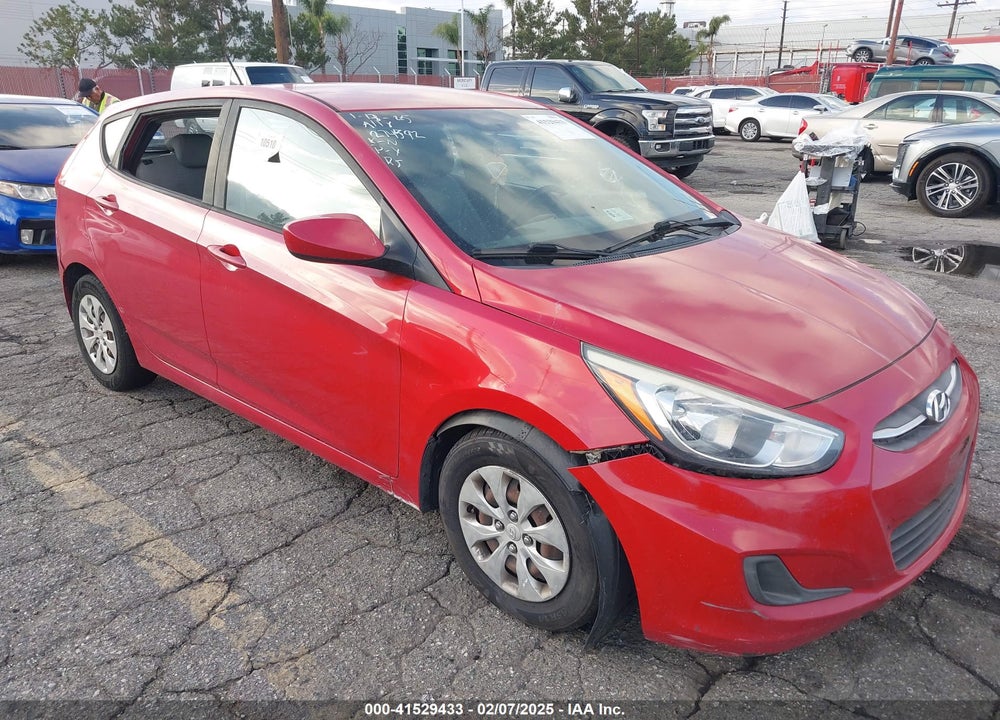 2016 HYUNDAI ACCENT VIN: KMHCT5AE1GU274592