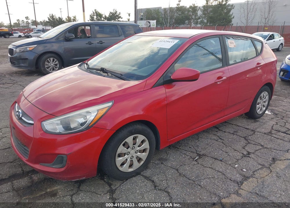 2016 HYUNDAI ACCENT VIN: KMHCT5AE1GU274592