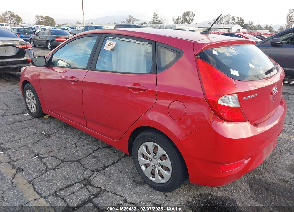 2016 HYUNDAI ACCENT VIN: KMHCT5AE1GU274592