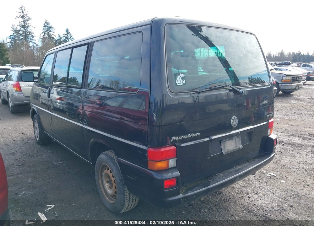 2000 VOLKSWAGEN EUROVAN MV VIN: WV2MH4704YH093806