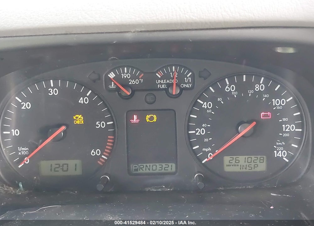 2000 VOLKSWAGEN EUROVAN MV VIN: WV2MH4704YH093806