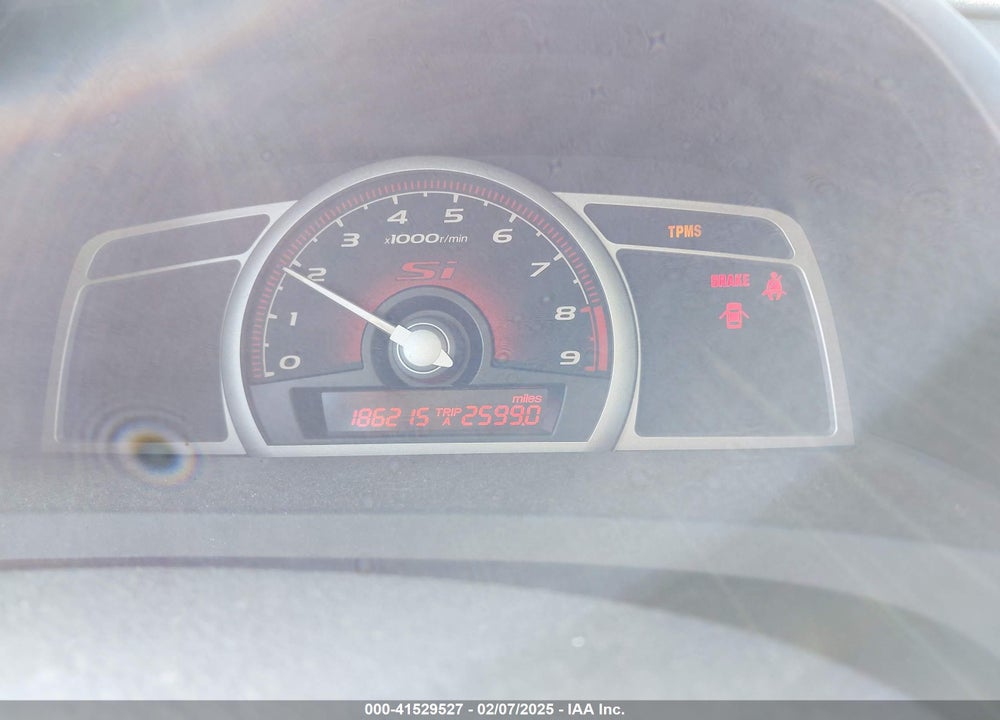 2008 HONDA CIVIC SI VIN: 2HGFG215X8H709362