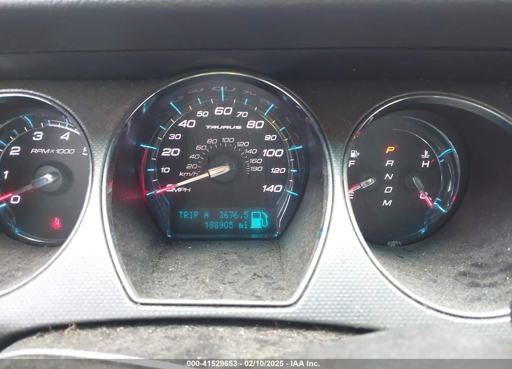 2012 FORD TAURUS VIN: 1FAHP2EW7CG119771
