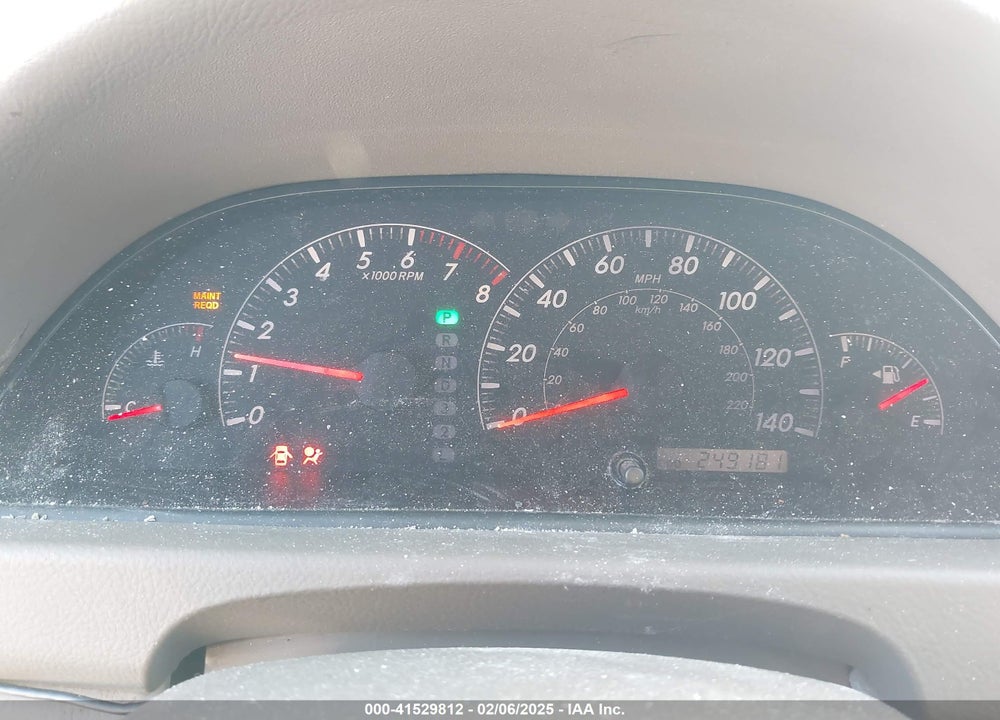 2005 TOYOTA CAMRY LE VIN: 4T1BE32K55U012344