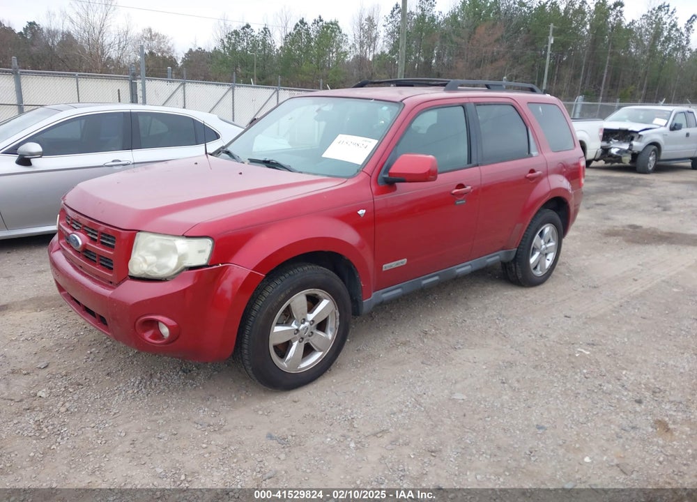 2008 FORD ESCAPE LIMITED VIN: 1FMCU04118KB50165