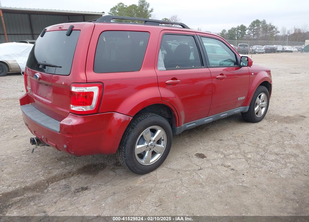 2008 FORD ESCAPE LIMITED VIN: 1FMCU04118KB50165