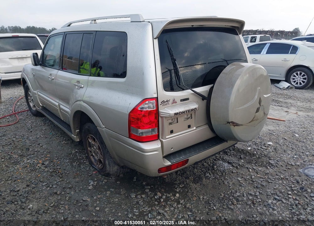 2003 MITSUBISHI MONTERO 20TH ANNIVERSARY VIN: JA4NW61S03J042264
