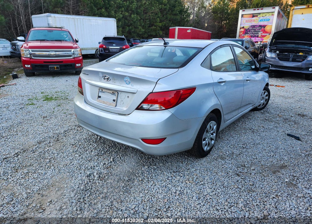 2017 HYUNDAI ACCENT VIN: KMHCT4AE3HU200408