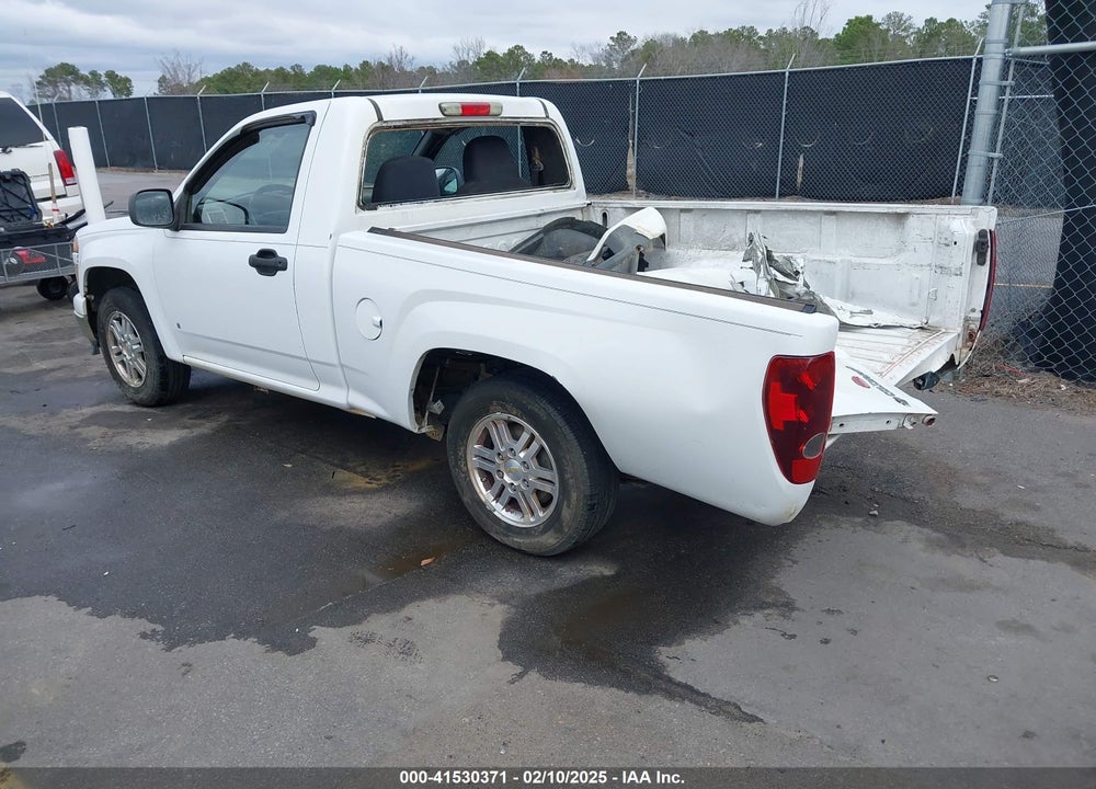 2009 CHEVROLET COLORADO WORK TRUCK VIN: 1GCCS14E598151398