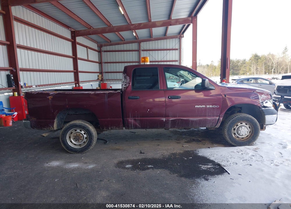 2003 DODGE RAM 2500 SLT/LARAMIE/ST VIN: 3D7KU28D13G835806