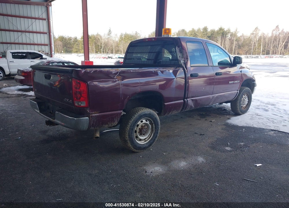 2003 DODGE RAM 2500 SLT/LARAMIE/ST VIN: 3D7KU28D13G835806