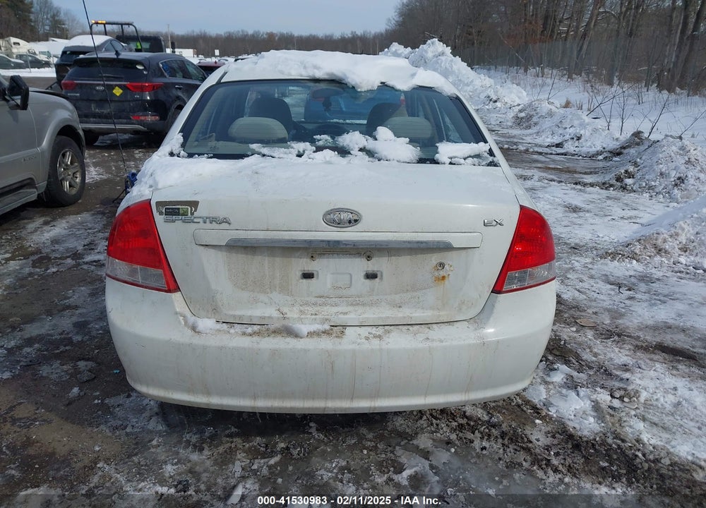 2009 KIA SPECTRA EX VIN: KNAFE222295654985