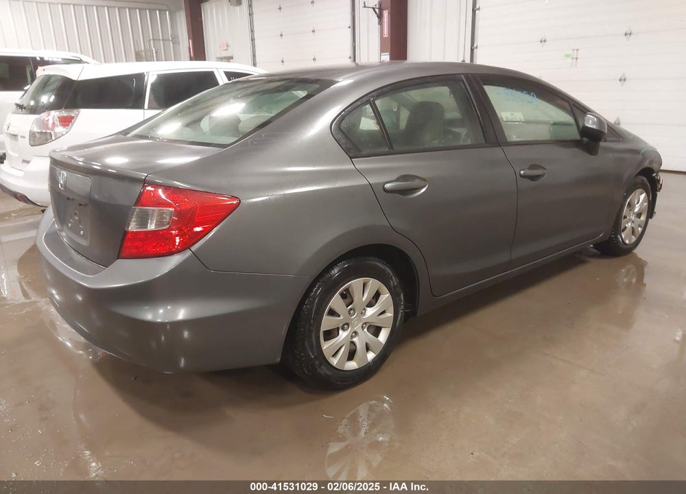 2012 HONDA CIVIC LX VIN: 2HGFB2F55CH586411