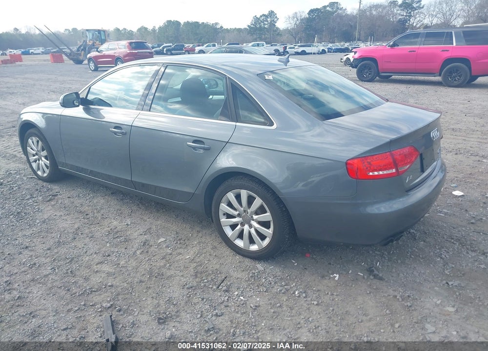 2012 AUDI A4 2.0T PREMIUM VIN: WAUBFAFL0CN009042