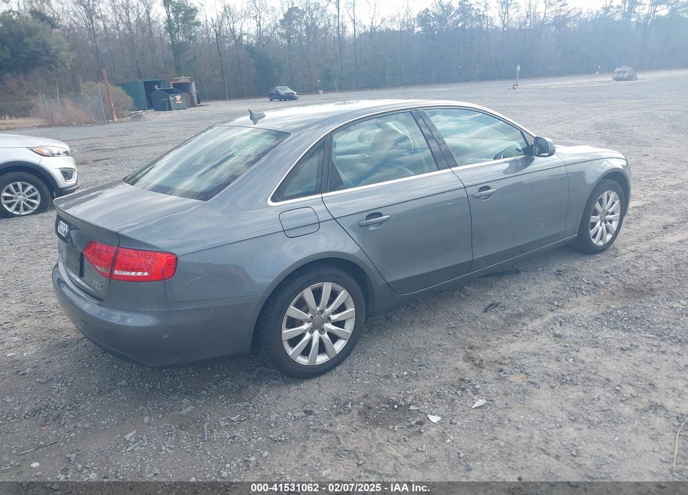 2012 AUDI A4 2.0T PREMIUM VIN: WAUBFAFL0CN009042
