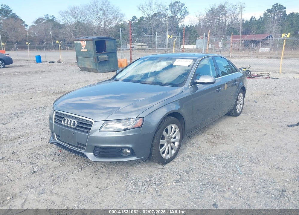 2012 AUDI A4 2.0T PREMIUM VIN: WAUBFAFL0CN009042