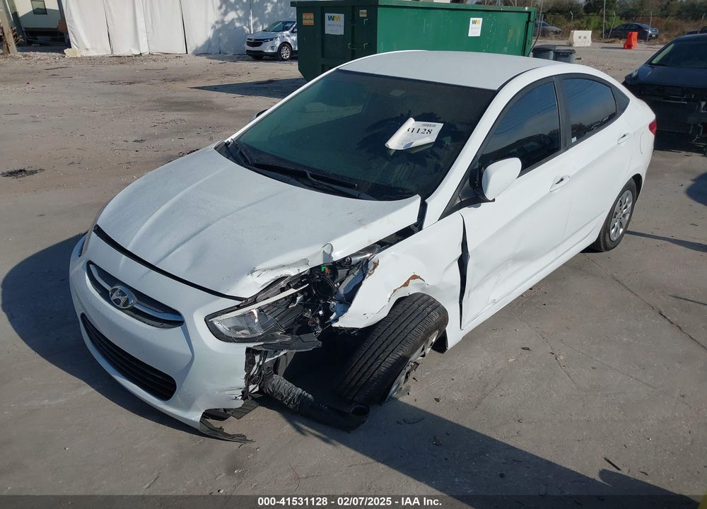 2017 HYUNDAI ACCENT SE VIN: KMHCT4AEXHU289104