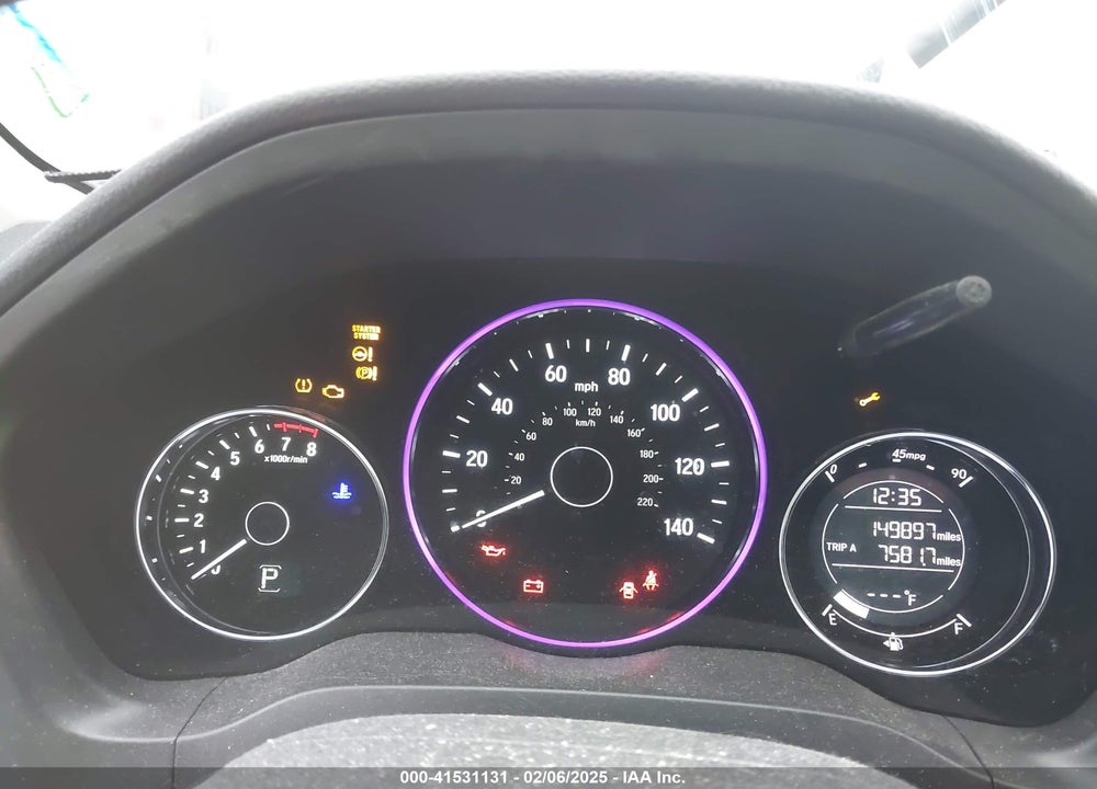2017 HONDA HR-V EX VIN: 3CZRU6H53HM704307