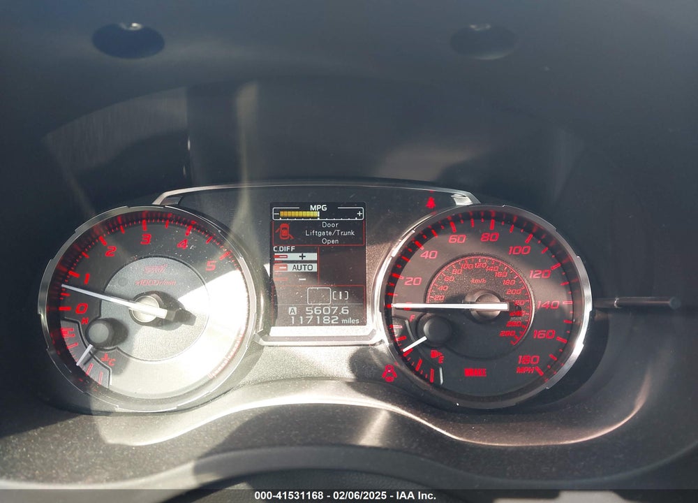 2016 SUBARU WRX STI VIN: JF1VA2Z66G9823114