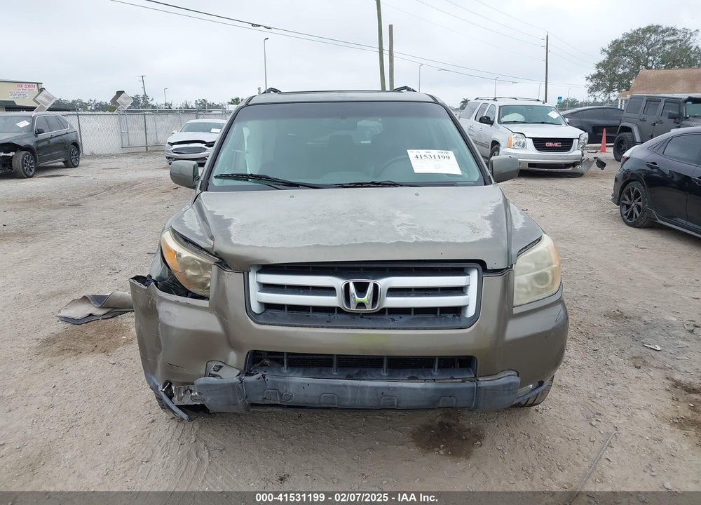 2008 HONDA PILOT EX-L VIN: 5FNYF18518B013361