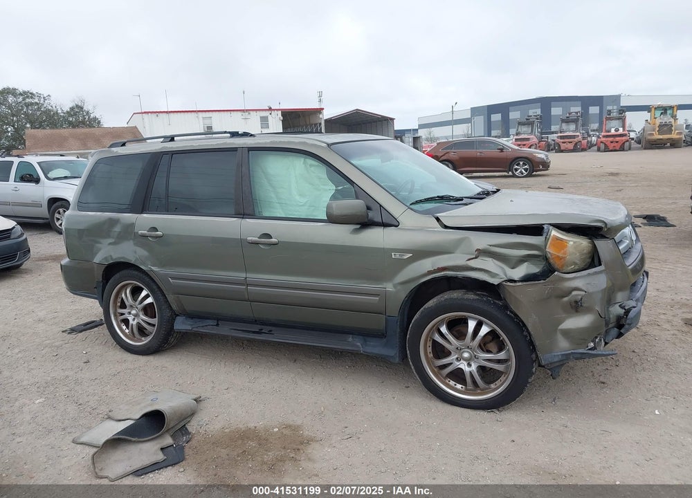 2008 HONDA PILOT EX-L VIN: 5FNYF18518B013361
