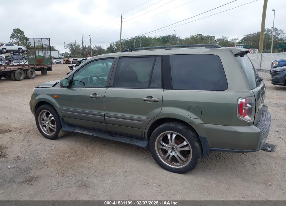 2008 HONDA PILOT EX-L VIN: 5FNYF18518B013361