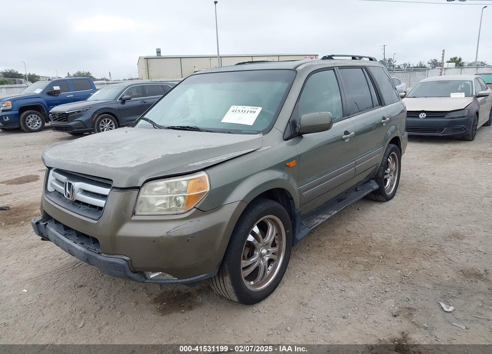 2008 HONDA PILOT EX-L VIN: 5FNYF18518B013361