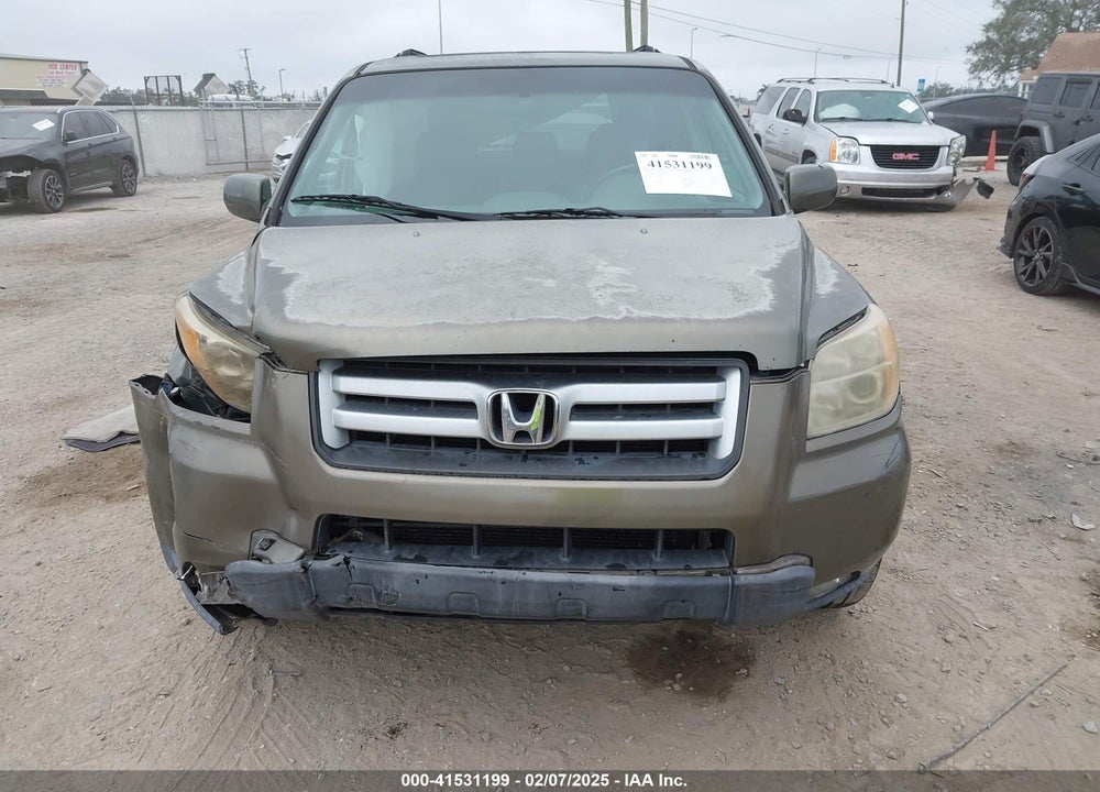 2008 HONDA PILOT EX-L VIN: 5FNYF18518B013361