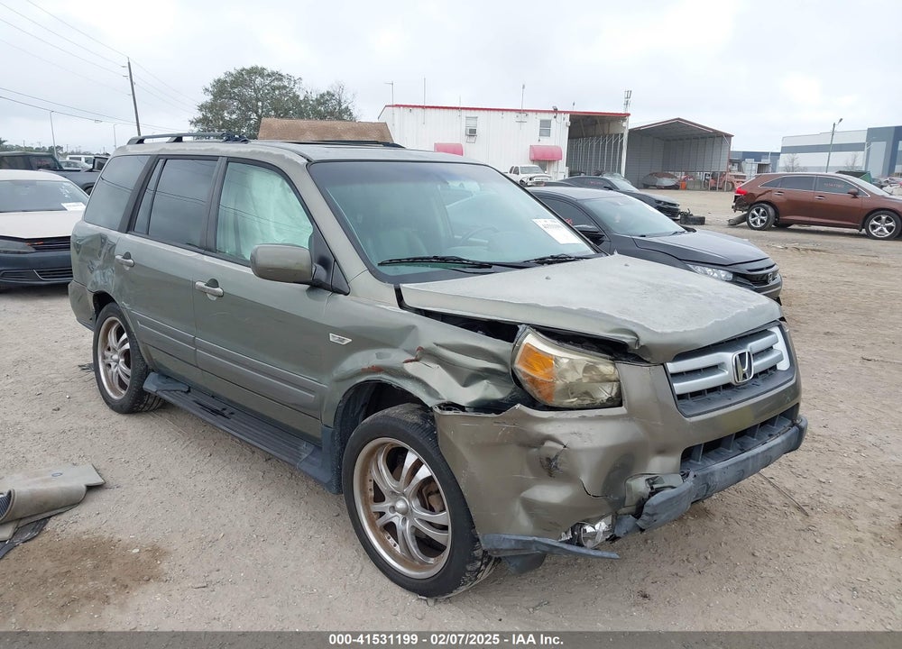 2008 HONDA PILOT EX-L VIN: 5FNYF18518B013361
