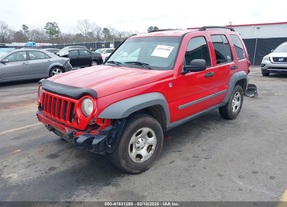 2005 JEEP LIBERTY SPORT VIN: 1J4GL48K15W544248