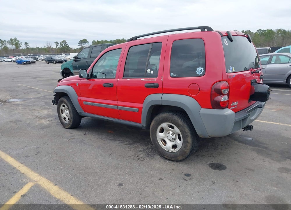 2005 JEEP LIBERTY SPORT VIN: 1J4GL48K15W544248