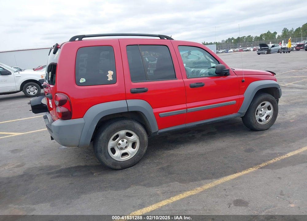 2005 JEEP LIBERTY SPORT VIN: 1J4GL48K15W544248