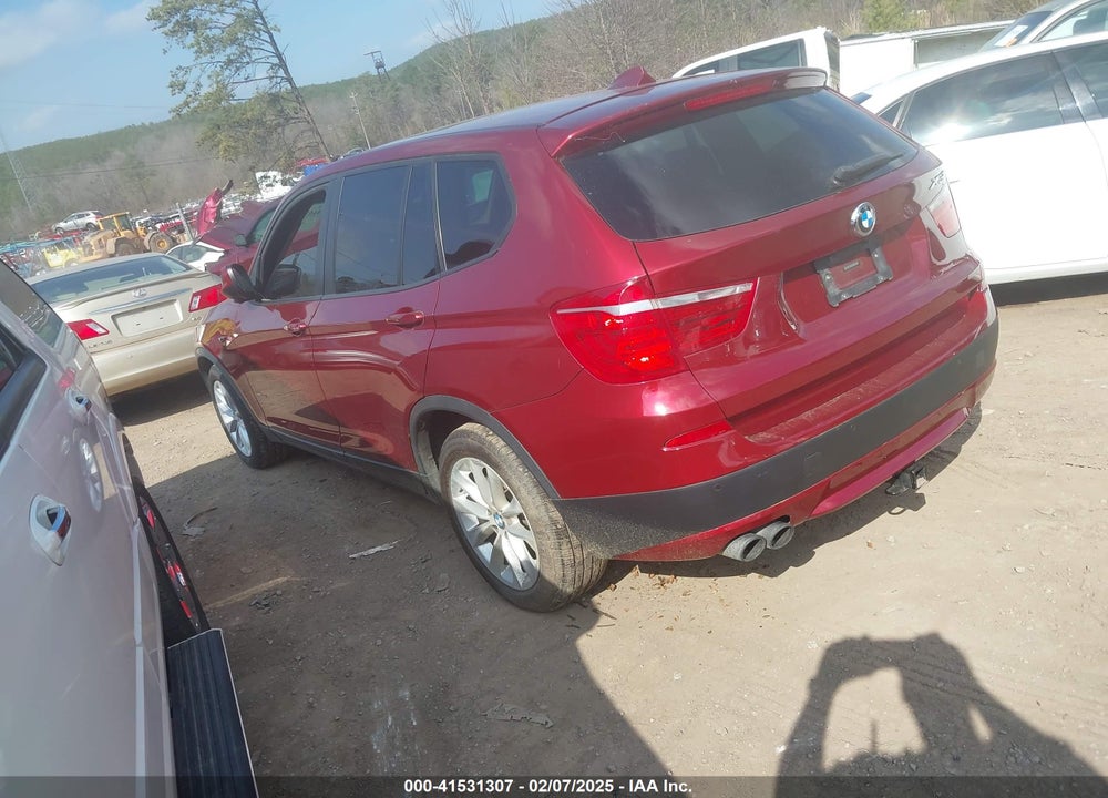 2013 BMW X3 XDRIVE28I VIN: 5UXWX9C53D0D04108