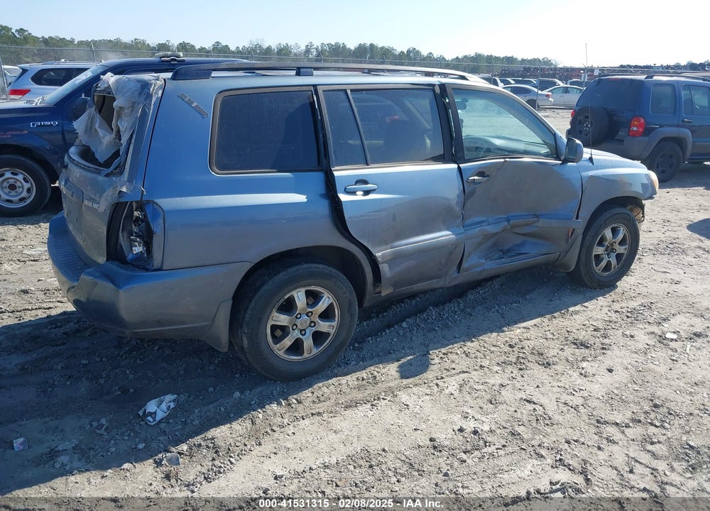2006 TOYOTA HIGHLANDER V6 VIN: JTEGP21A460107876