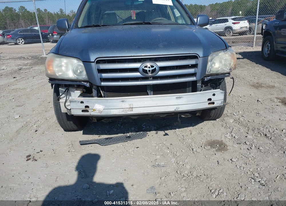 2006 TOYOTA HIGHLANDER V6 VIN: JTEGP21A460107876